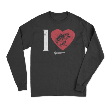 I love Fishing Men Long Sleeve Shirt